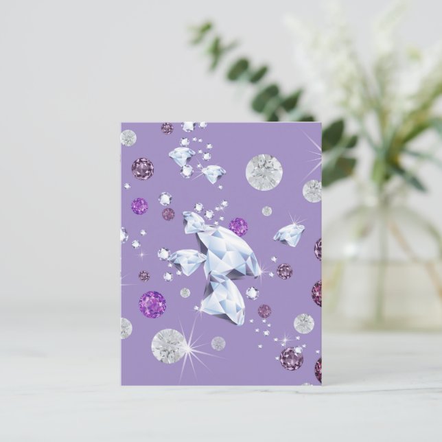 Diamond Galaxy 2 Holiday Postcard (Standing Front)