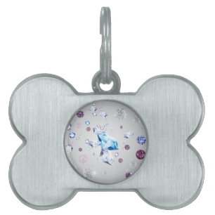 Diamond Galaxy 3 Pet ID Tag