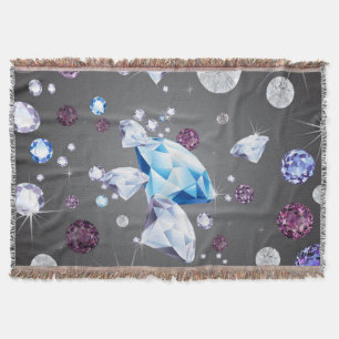 Diamond Galaxy 5 Throw Blanket
