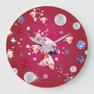 Diamond Galaxy 6 Large Clock