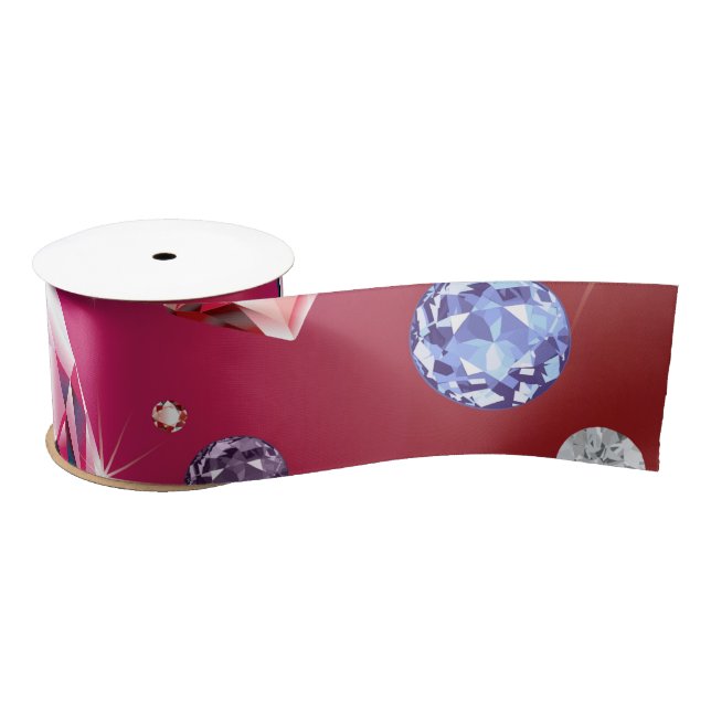 Diamond Galaxy 6 Satin Ribbon (Spool)