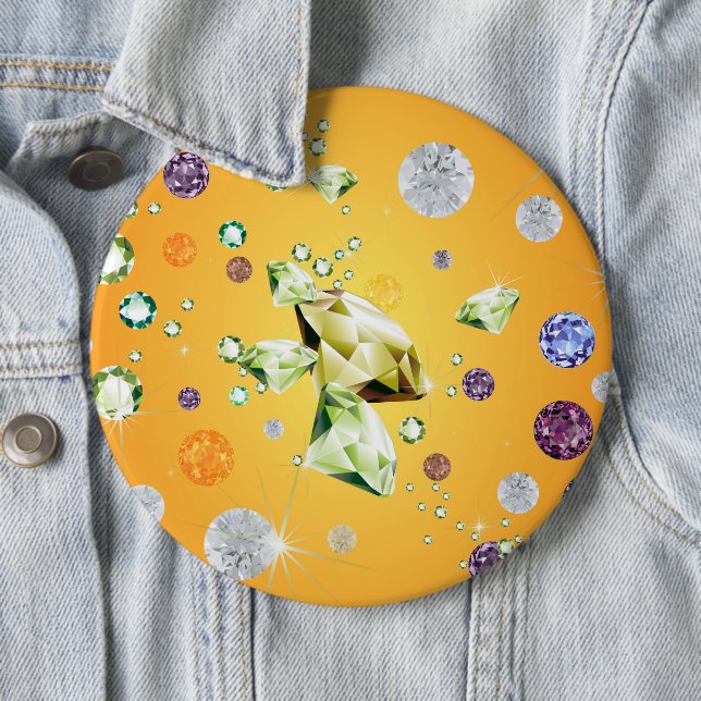 Diamond Galaxy 7 6 Inch Round Button (In Situ)