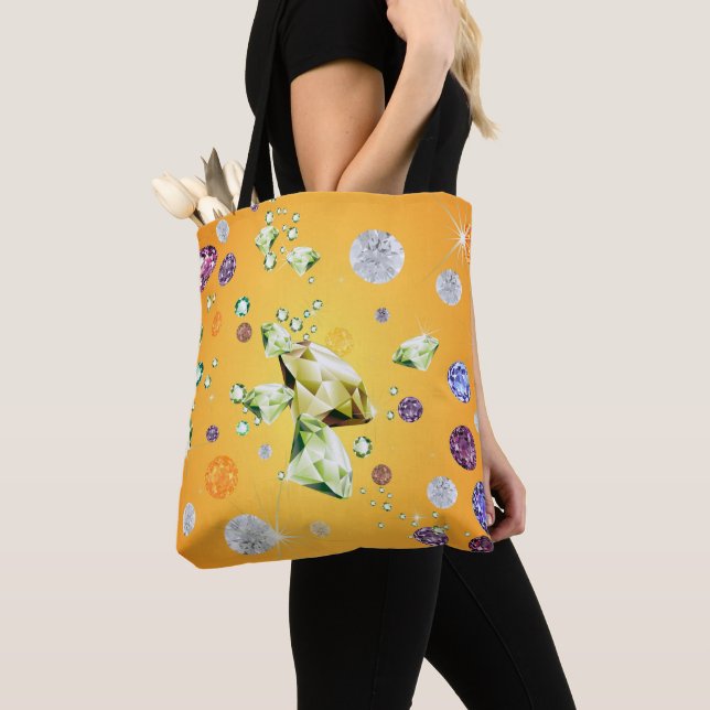 Diamond Galaxy 7 Tote Bag (Close Up)