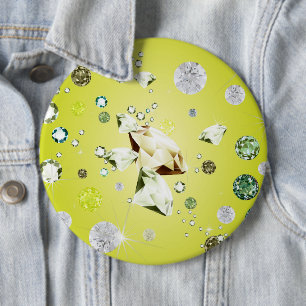 Diamond Galaxy 8 6 Inch Round Button