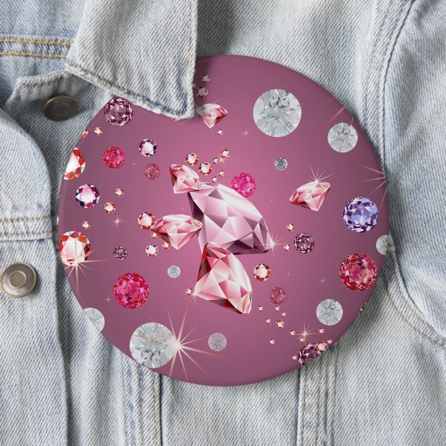 Diamond Galaxy 9 6 Inch Round Button (In Situ)