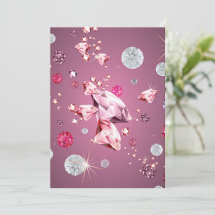 Diamond Galaxy 9 Thank You Card