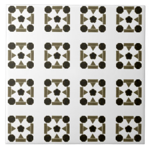 Diamond geometric Art Tile