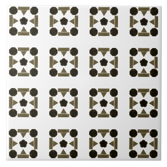 Diamond geometric Art Tile (Front)