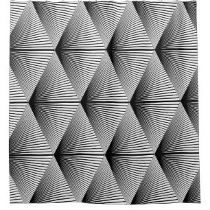 Diamond Geometric: Monochrome Vintage Design