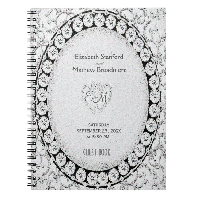 Diamond Glitter | Guest Book (Front)