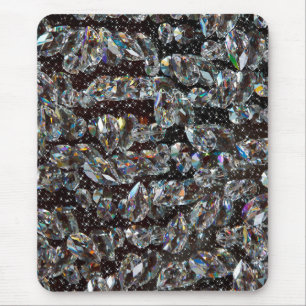 Diamond Glitter Sparkle Elegant Mouse Pad