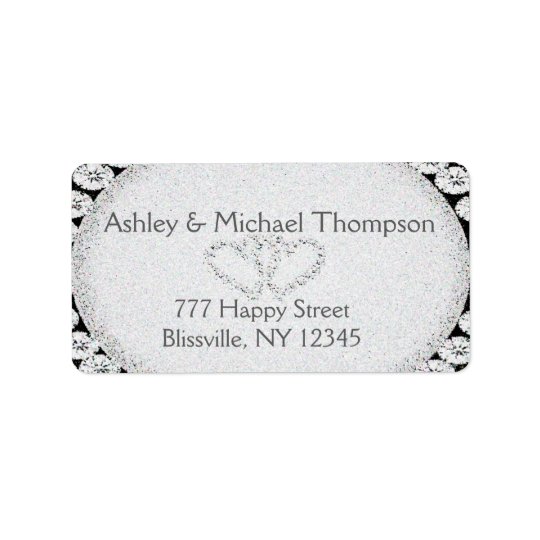 Diamond Glitter | Wedding Label