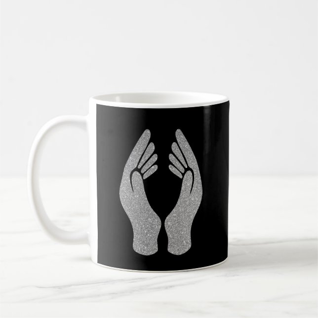 Diamond Hands Coffee Mug (Left)