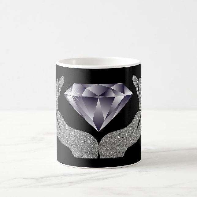 Diamond Hands Coffee Mug (Center)