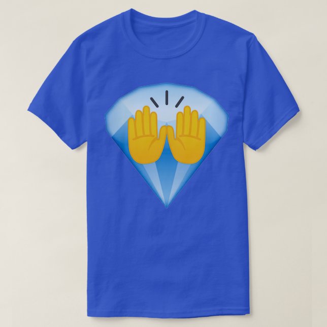 Diamond Hands Emoji T-Shirt (Design Front)