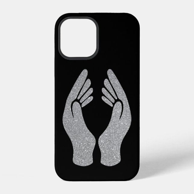 Diamond Hands iPhone Case (Back)