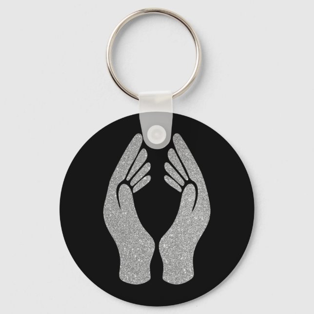 Diamond Hands Keychain (Front)