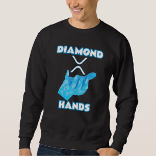 Diamond Hands Ripple Xrp Crypto Cryptocurrency Sweatshirt