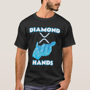 Diamond Hands   Ripple XRP Crypto Cryptocurrency T-Shirt