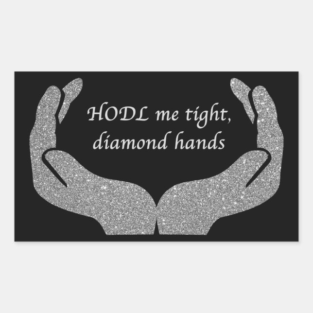 Diamond Hands Sticker (Front)
