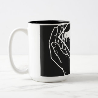 Diamond Hands — Two-Tone Mug