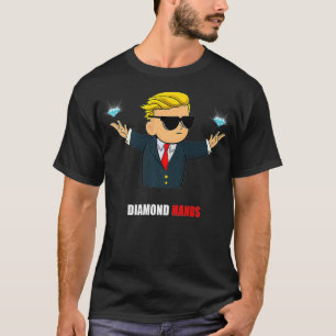 Diamond Hands Wall Street Bets Go To The Moon Tee 