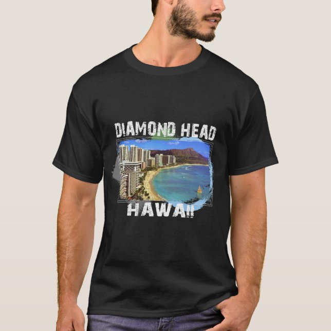 Diamond Head Hawaii T-shirt Design (Front)