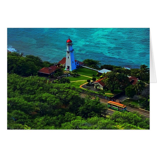 Diamond Head Lighthouse #1 Card (Front Horizontal)