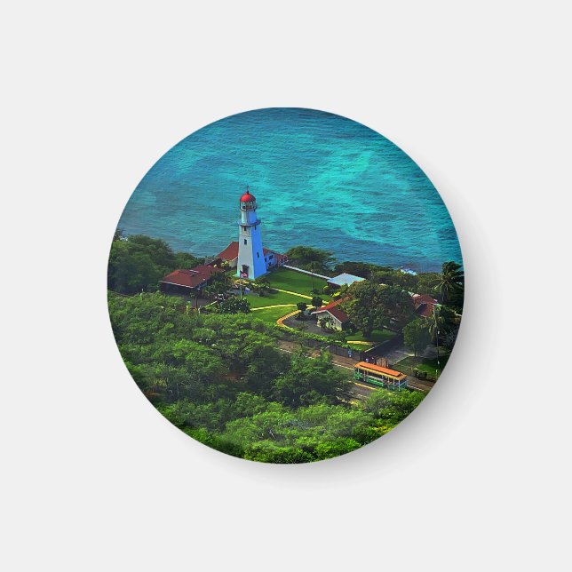 Diamond Head Lighthouse #1 Magnet (Front)