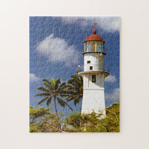 Diamond Head Lighthouse, O'ahu, Hawai'i Jigsaw Puzzle
