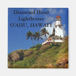 Diamond Head Lighthouse, O'ahu, Hawai'i Magnet
