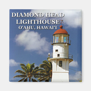 Diamond Head Lighthouse, O'ahu, Hawai'i Magnet
