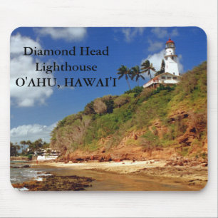 Diamond Head Lighthouse, O'ahu, Hawai'i Mousepad