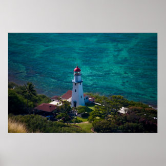Diamond Head Lighthouse Poster