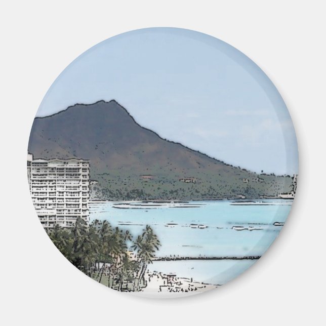 Diamond Head Magnet (Front)