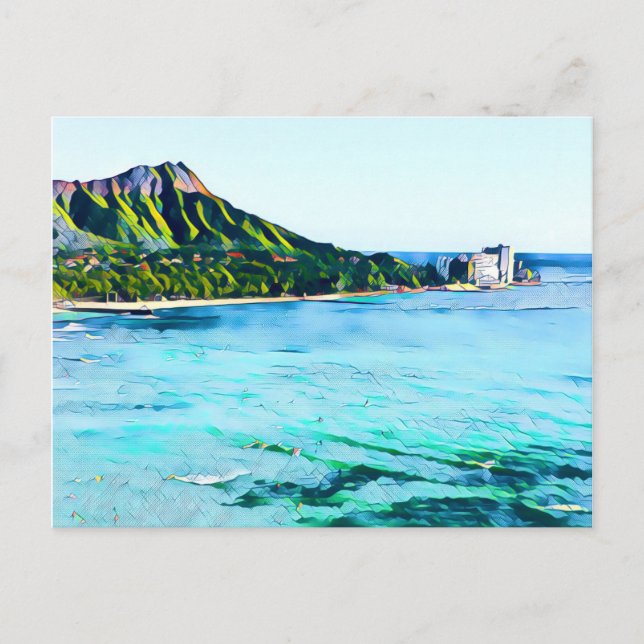 Diamond Head postcard (Front)
