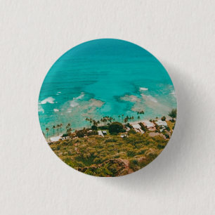 Diamond Head Viewpoint 1 Inch Round Button
