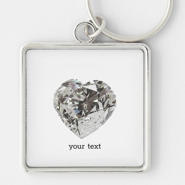 Diamond Heart Keychain (Front)