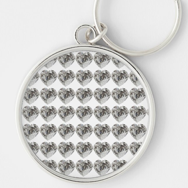Diamond Heart Keychain (Front)