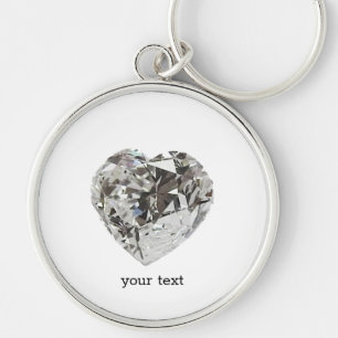 Diamond Heart Keychain