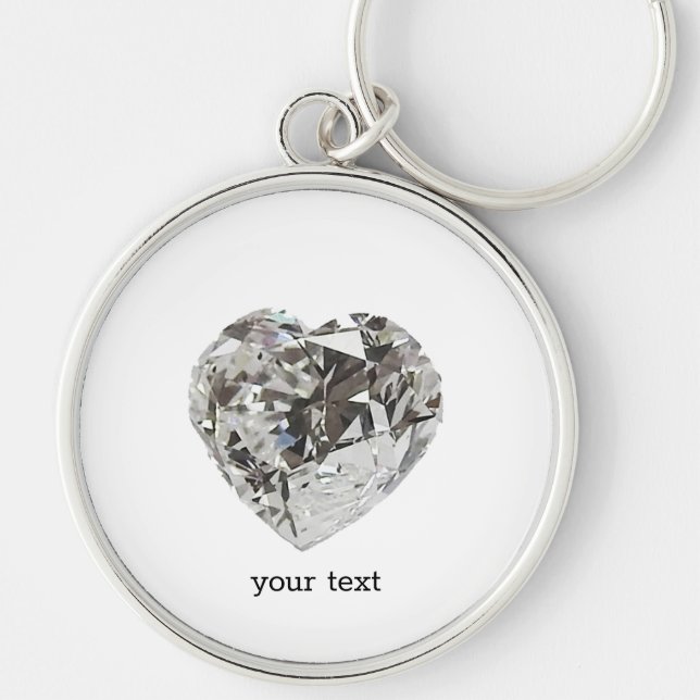 Diamond Heart Keychain (Front)