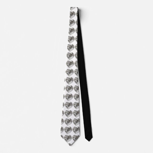 Diamond Heart Tie (Front)
