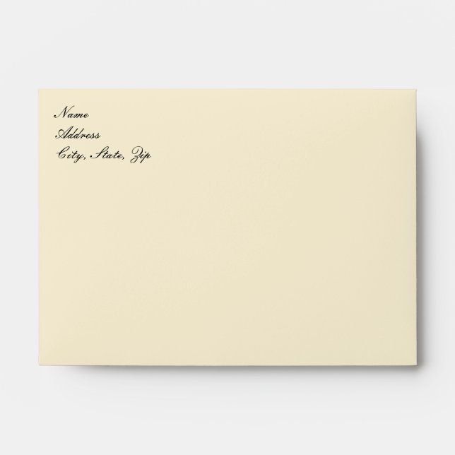 Diamond Hearts Invitation Envelope (Front)