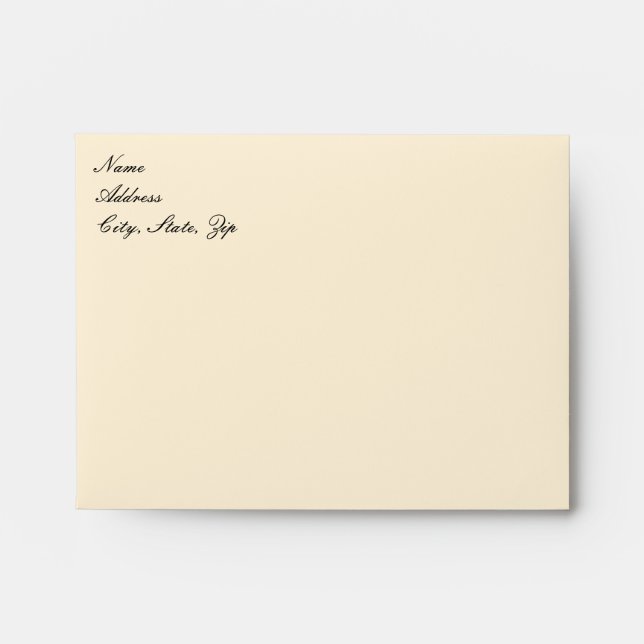 Diamond Hearts Invitation Envelope (Front)