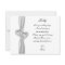 Diamond Hearts White Wedding Maid Of Honour Card