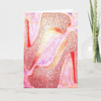 Diamond Heels Greeting Card