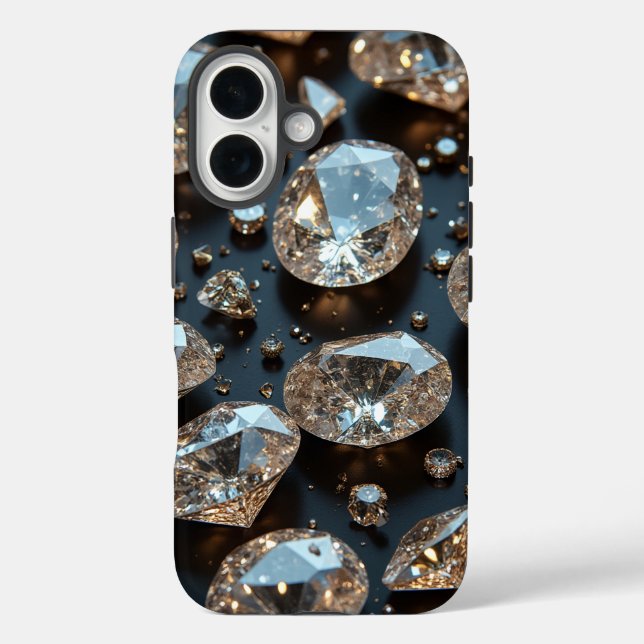 Diamond iPhone Case looks real diamond luxury (Back)