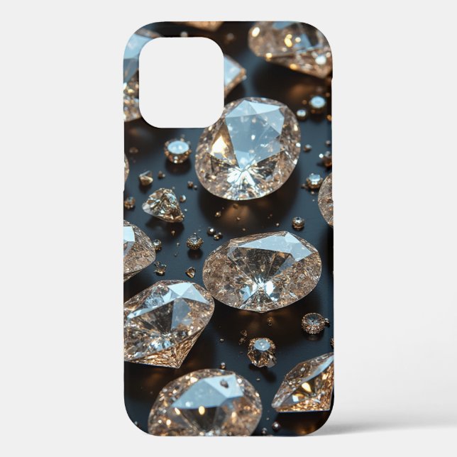 Diamond iPhone Case looks real diamond luxury (Back)