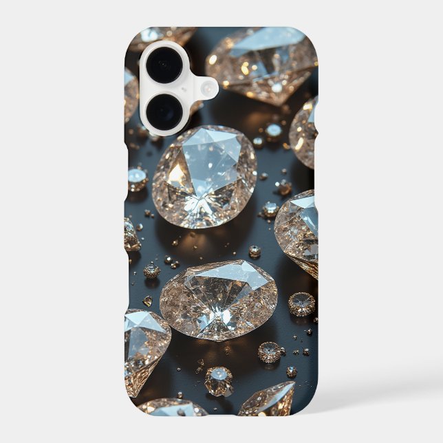 Diamond iPhone Case looks real diamond luxury (Back)
