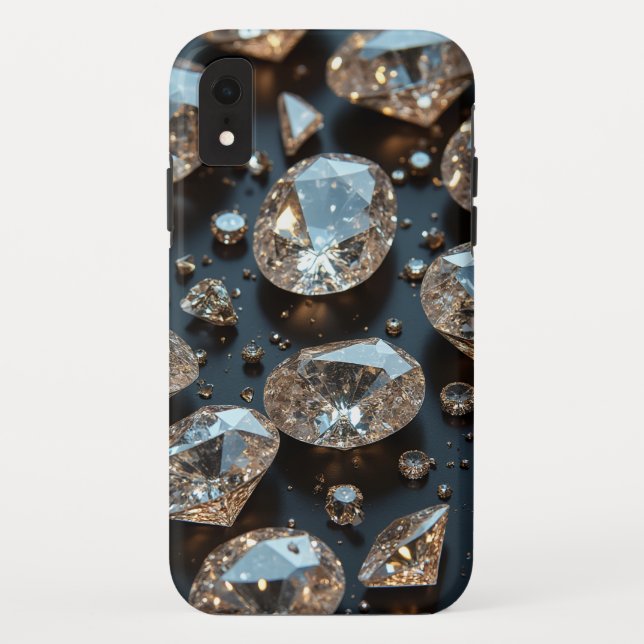 Diamond iPhone Case looks real diamond luxury (Back)